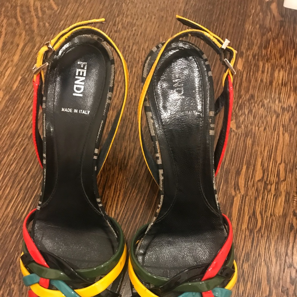 ❌🚫SOLD❌🚫FENDI Sandals 38.5 - Picture 7 of 8